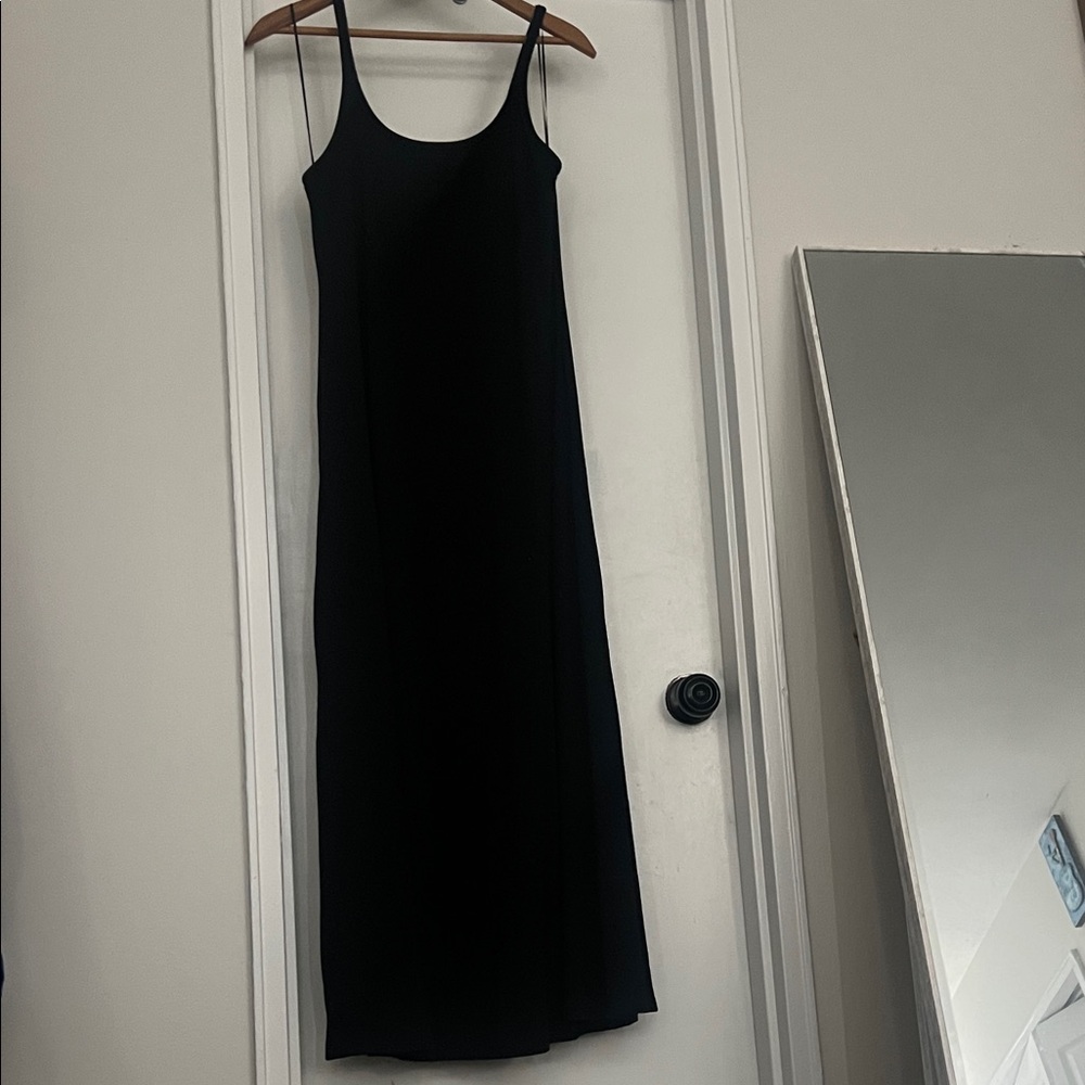 Old Navy Black Ribbed Maxi Dress